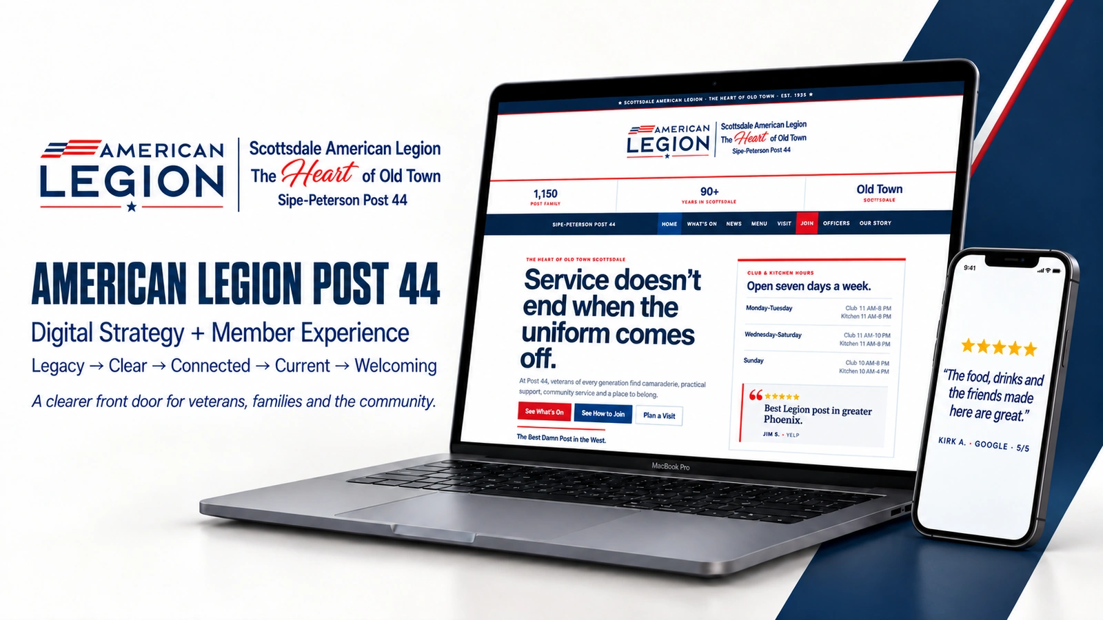 American Legion Post 44 project overview
