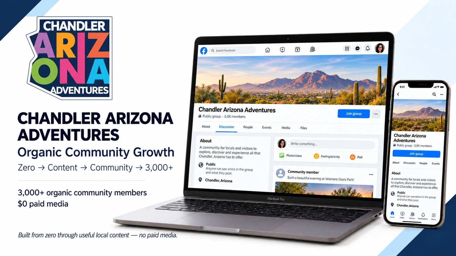 Chandler Arizona Adventures project overview
