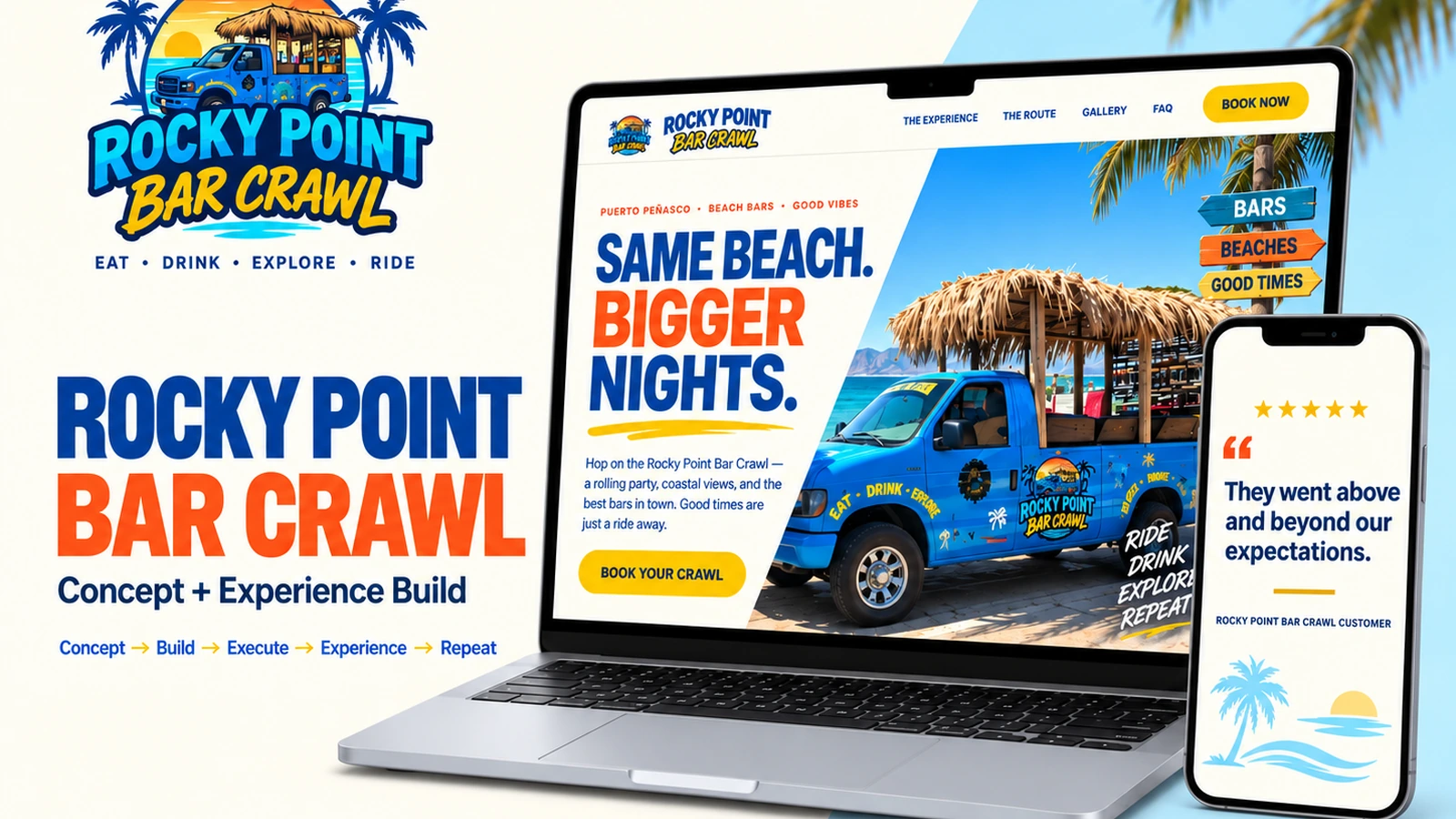 Rocky Point Bar Crawl project overview